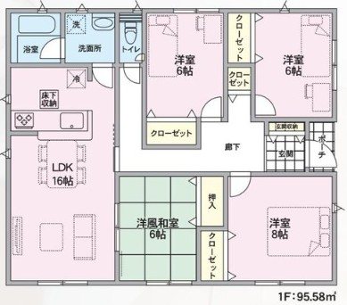 長野県長野市松代町松代 間取図・土地図