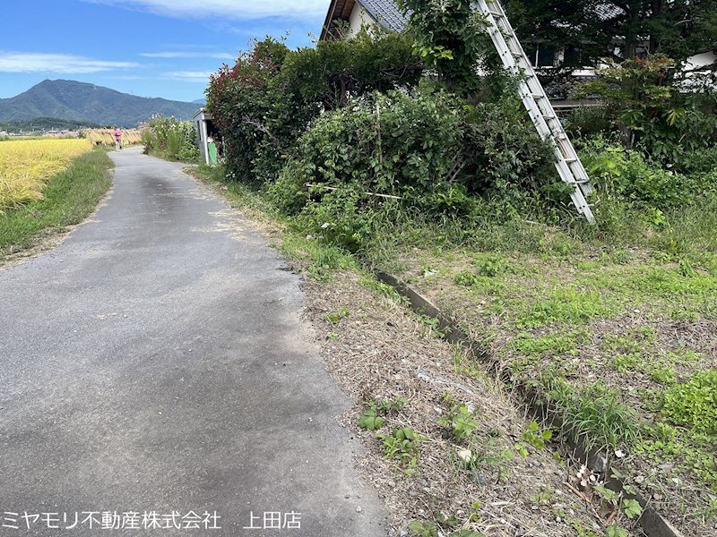 上田市十人　土地 現地写真（前面道路含む現地写真）