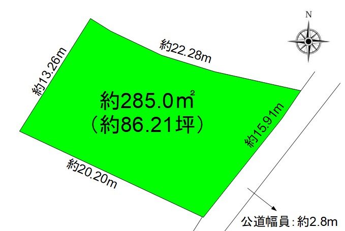 東御市和　土地 間取図・土地図