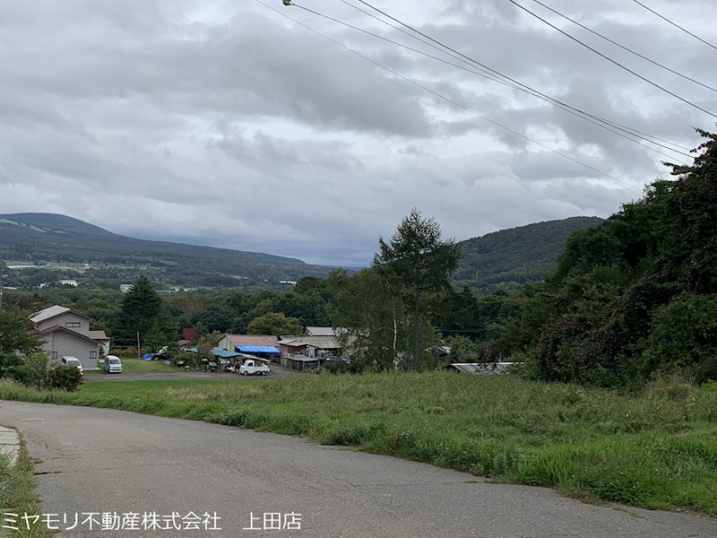 上田市菅平高原　事業用建物 現地写真（前面道路含む現地写真）