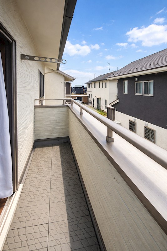 【中古住宅】YYさくら市氏家 現地写真（バルコニー）