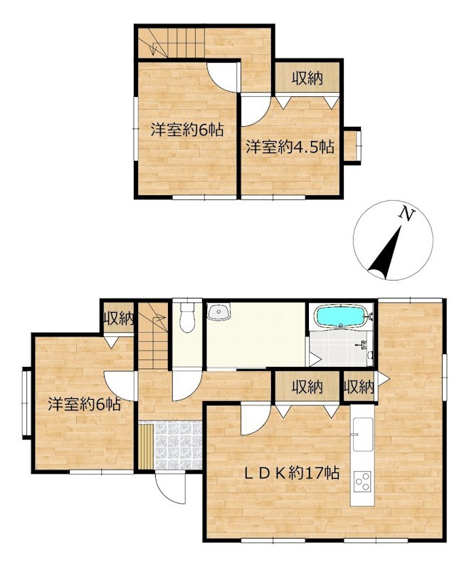 栃木県那須塩原市関谷1234‐22 間取図・土地図