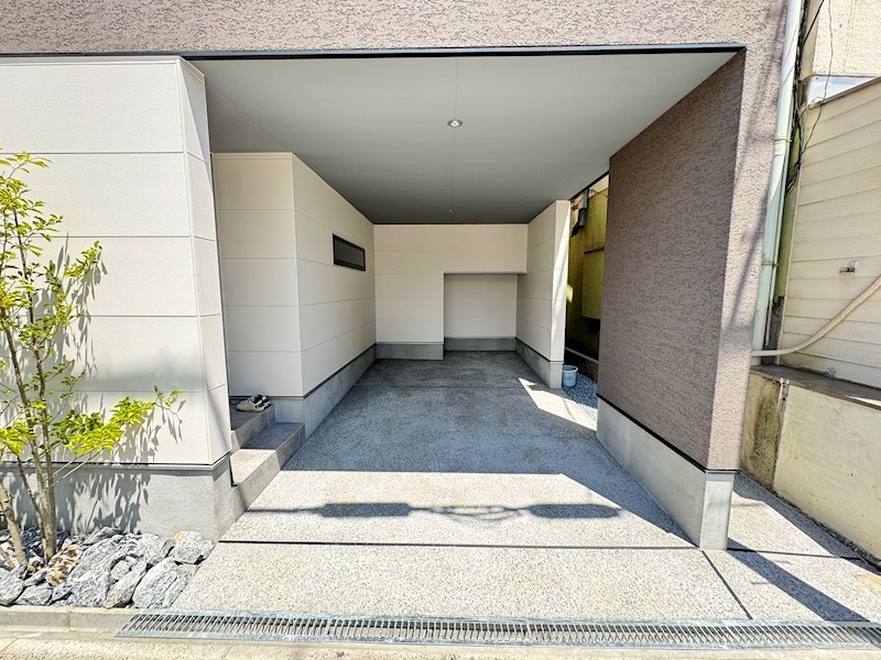 城東区鴫野西5丁目　新築戸建 現地写真（駐車場）