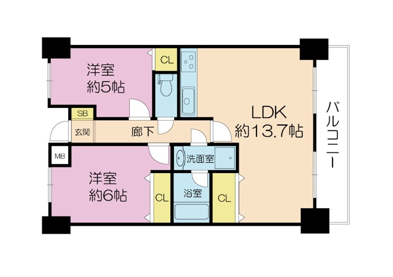 ロイヤルスクウェア住吉・東粉浜 間取図・土地図
