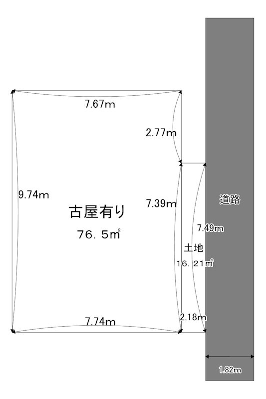 東恋ヶ窪６丁目土地 間取図・土地図