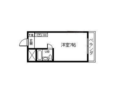 トーカンマンション山下町 間取図・土地図