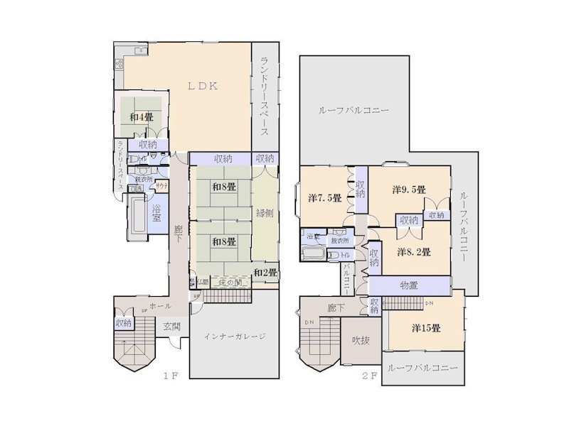 鹿児島県西之表市鴨女町126 間取図・土地図