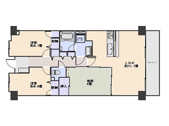シーサイドパーク小川 間取図・土地図