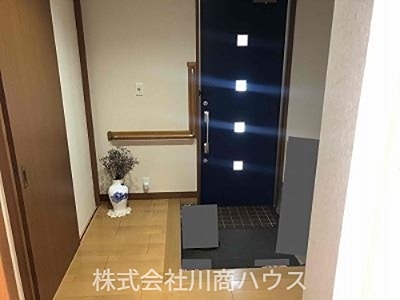 平川町　平家 現地写真（玄関）