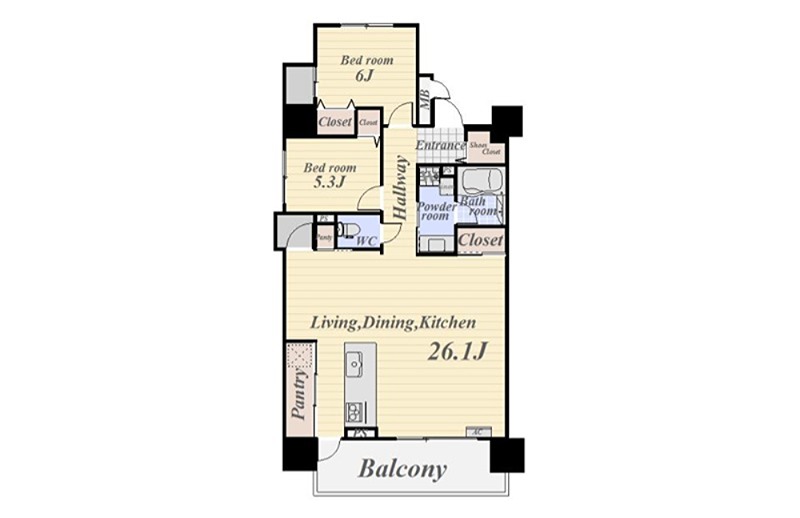 ﾚｸｼｱ加治屋町ﾐｯﾄﾞﾚｼﾞﾃﾞﾝｽ 間取図・土地図