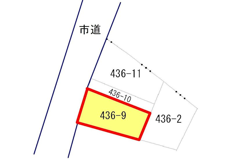 鹿児島県鹿児島市慈眼寺町 間取図・土地図