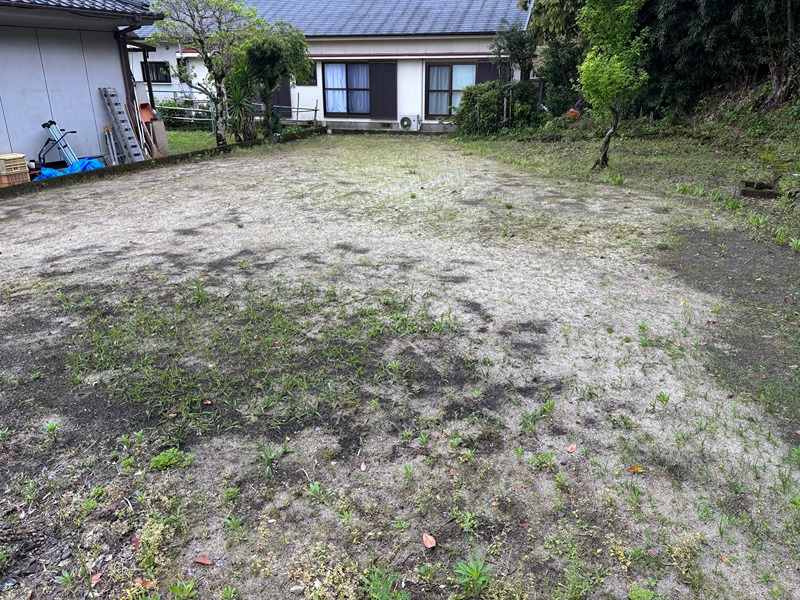 鹿児島県いちき串木野市別府 現地写真（庭）