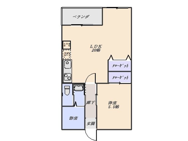 公社ビル　 間取図・土地図