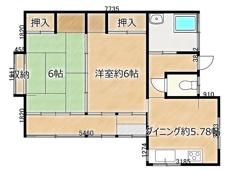 長野県北佐久郡軽井沢町長倉 間取図・土地図
