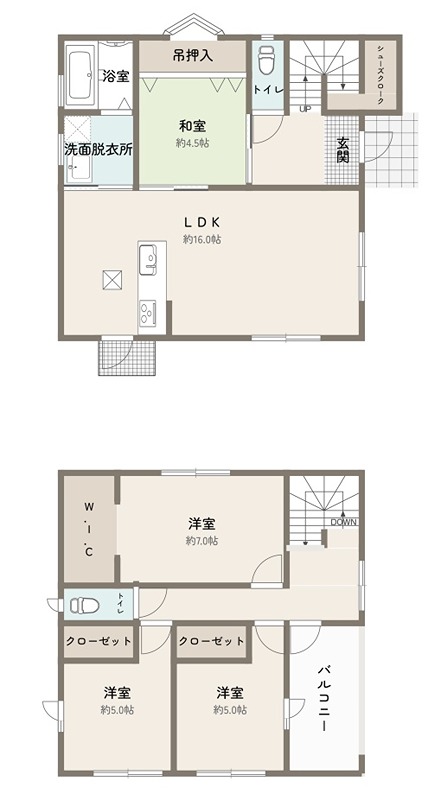 愛知郡愛荘町 間取図・土地図