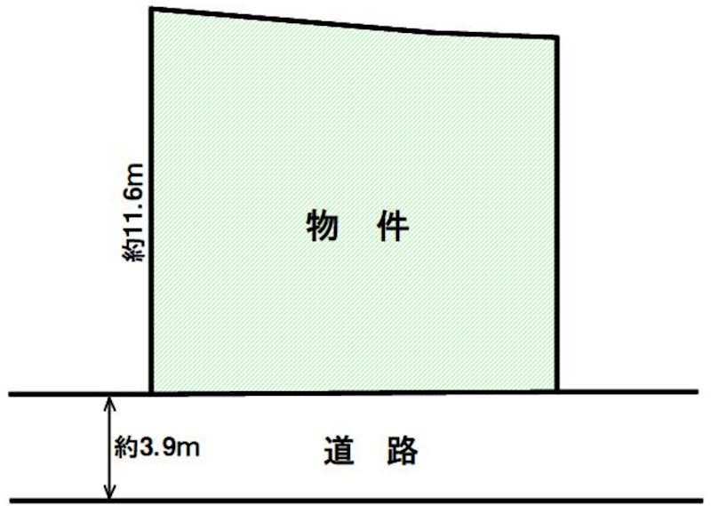 彦根市後三条町売地 間取図・土地図