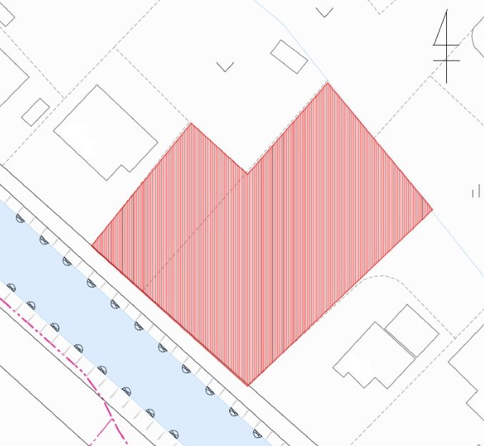 彦根市高宮町売地 間取図・土地図