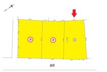 彦根市南川瀬町売地 間取図・土地図
