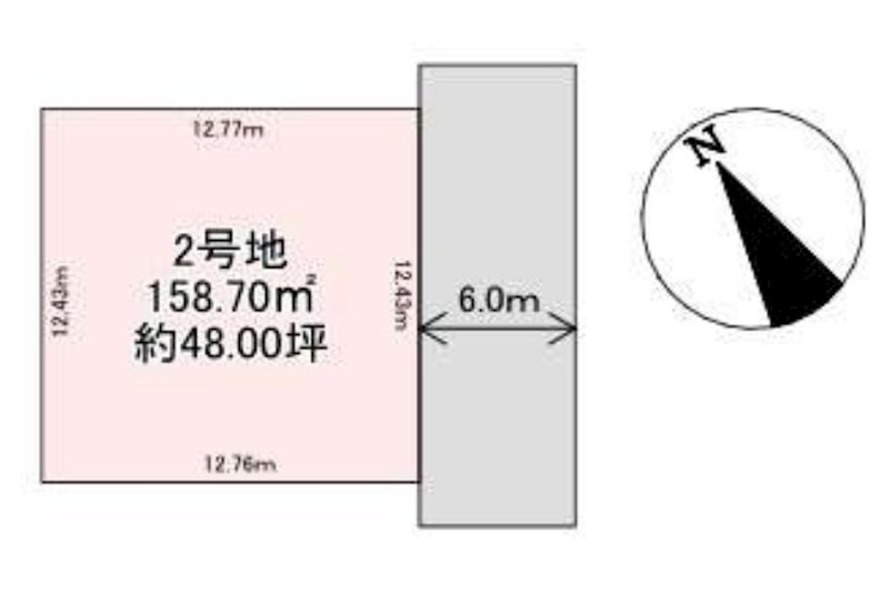 すまいるタウン大藪ひらただい　2号地 間取図・土地図