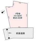 彦根市正法寺町売地 間取図・土地図