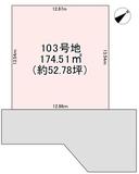 彦根市東沼波町売地 間取図・土地図