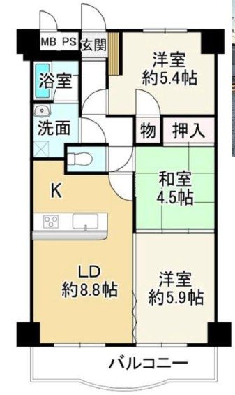 ロイヤルヒル京町 間取図・土地図
