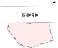 彦根市鳥居本町売地 間取図・土地図