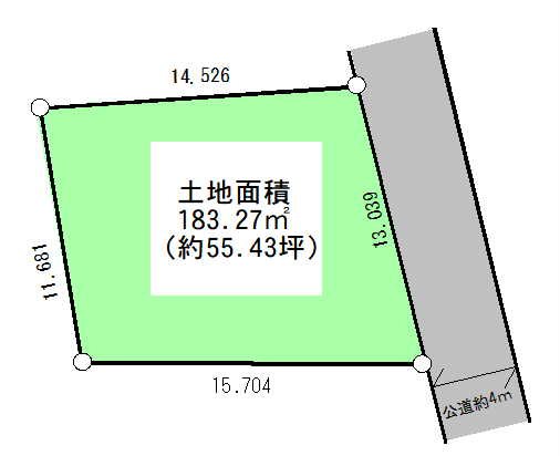 相模原市緑区町屋４丁目売地 外観