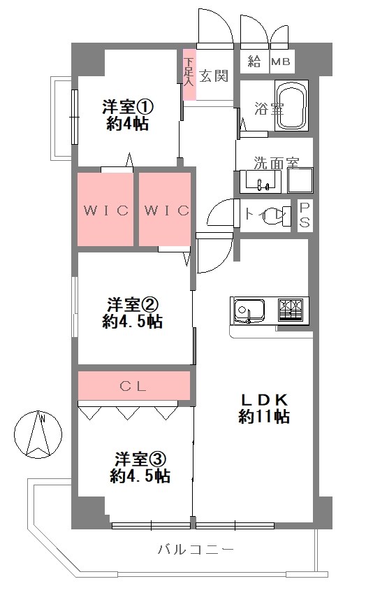 ハイマートあびこ 間取図・土地図