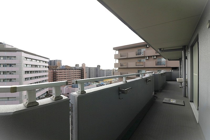 クレール八戸ノ里ソレイユ 現地写真（バルコニー）
