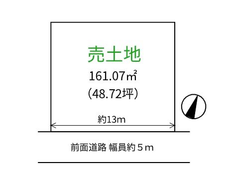 滋賀県東近江市三津屋町 間取図・土地図