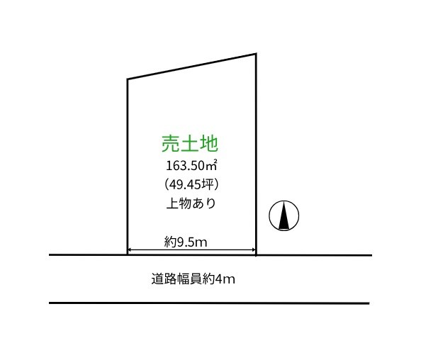 滋賀県東近江市建部日吉町 間取図・土地図