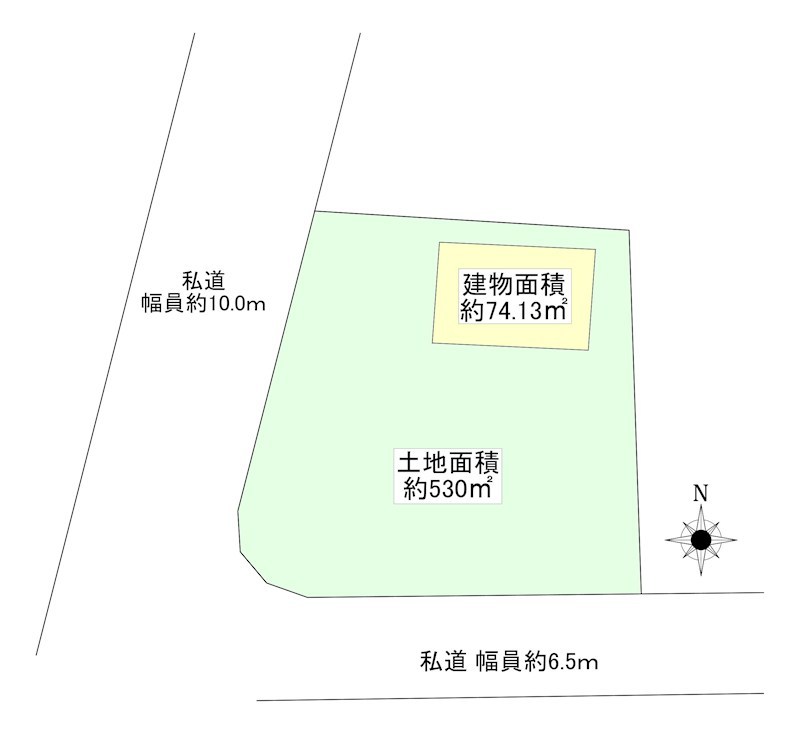 那須町高久乙 中古別荘 区画図