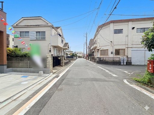 戸田市笹目３丁目新築戸建　全3棟　1号棟 現地写真（前面道路含む現地写真）