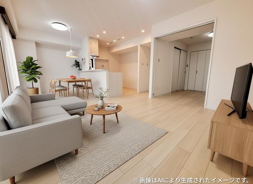 根岸壱番館 内観写真（リビング）