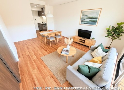 ヴェルビュ南浦和弐番館 内観写真（リビング）