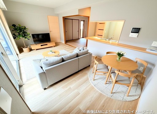 ライフピア蕨南町壱番館 内観写真（リビング）