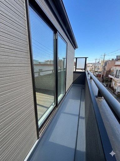 戸田市笹目３丁目新築戸建　全3棟　2号棟 現地写真（バルコニー）