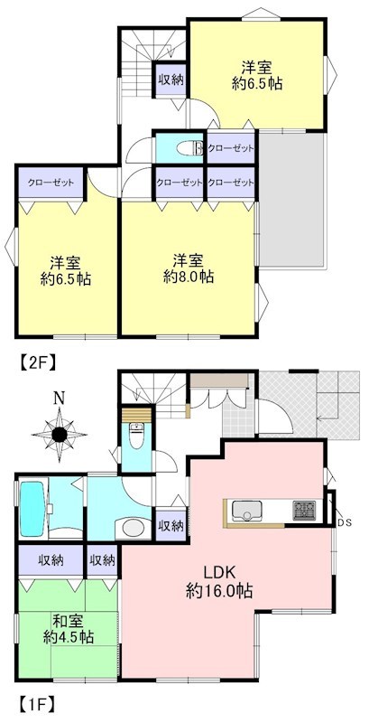 川口市大字差間 中古戸建 間取図・土地図