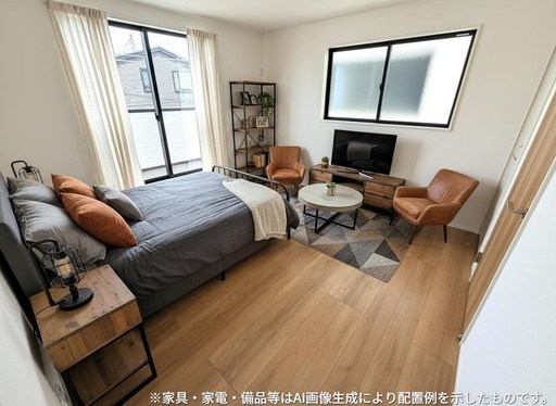 さいたま市南区鹿手袋１丁目新築戸建　全2棟　1号棟 内観写真（寝室）