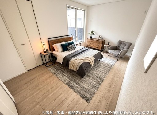 戸田市笹目７丁目新築戸建　全1棟 内観写真（寝室）