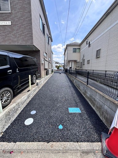 戸田市笹目７丁目新築戸建　全1棟 現地写真（駐車場）