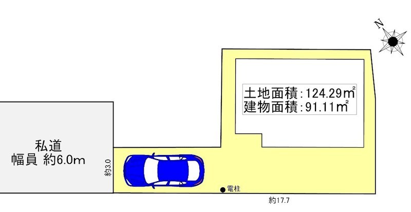 さいたま市南区辻7丁目 中古戸建 区画図