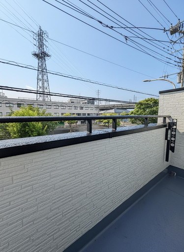戸田市川岸３丁目新築戸建　全3棟　B号棟 現地写真（バルコニー）