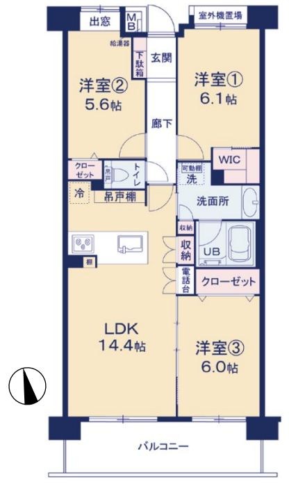 コスモ戸田公園ピアセーレ 間取図・土地図