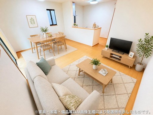 さいたま市南区辻５丁目新築戸建　全2棟　B号棟 内観写真（リビング）