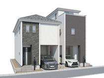 さいたま市南区辻５丁目新築戸建　全2棟　B号棟 完成予想図（外観）
