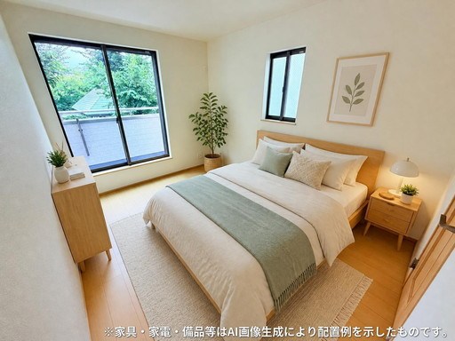 さいたま市南区辻５丁目新築戸建　全2棟　B号棟 内観写真（寝室）