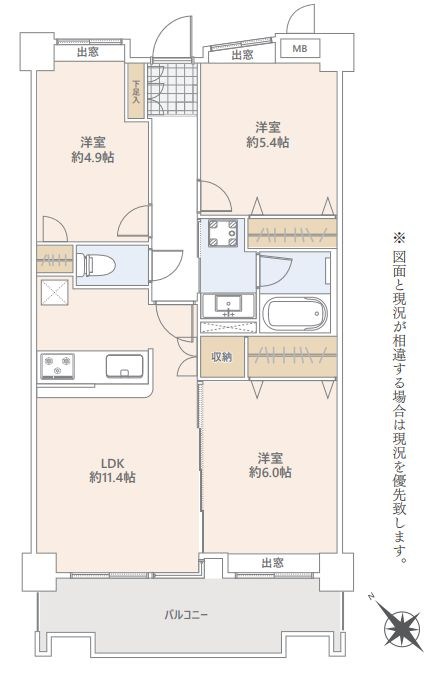 ライオンズガーデン西浦和第二 間取図・土地図