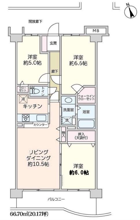 モア・ステージ川口西 間取図・土地図